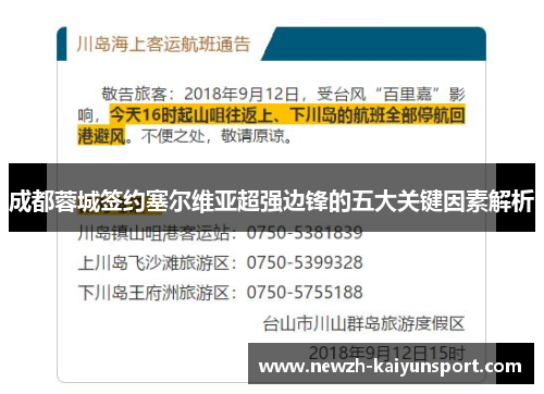 成都蓉城签约塞尔维亚超强边锋的五大关键因素解析 成都蓉城签约塞尔维亚超强边锋的五大关键因素解析