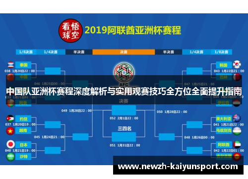 中国队亚洲杯赛程深度解析与实用观赛技巧全方位全面提升指南 中国队亚洲杯赛程深度解析与实用观赛技巧全方位全面提升指南